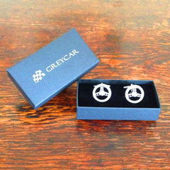 Greycar Cufflinks - Steering Wheel